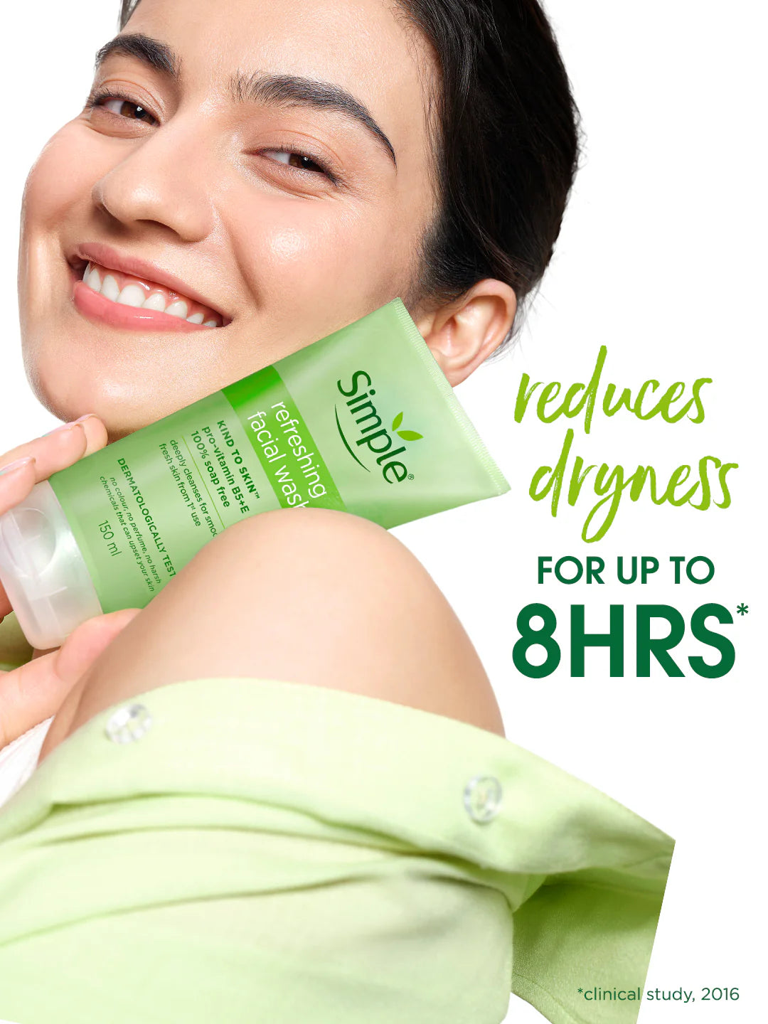 Skin Refreshing Facial Wash with Vitamin B5+E 150ml (UK)