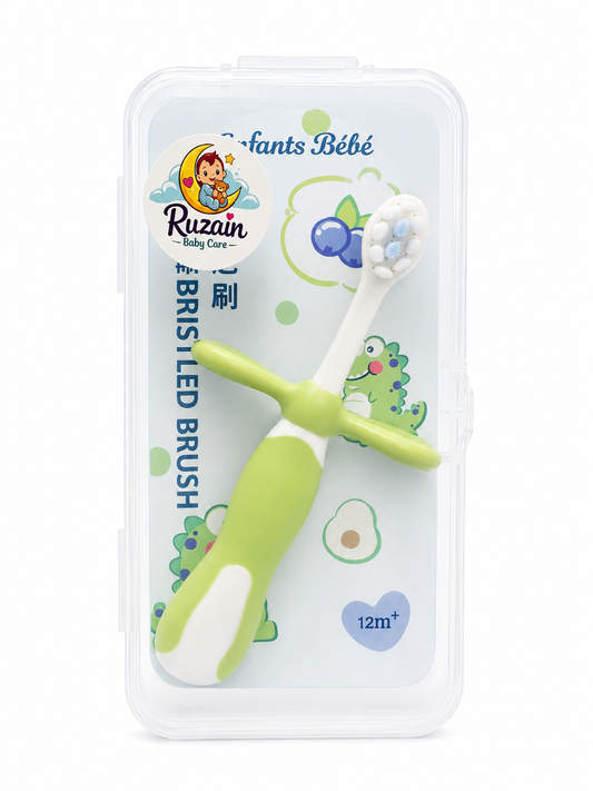 Duck Soft Bristled Toothbrush 0-5 Years (Light Green)