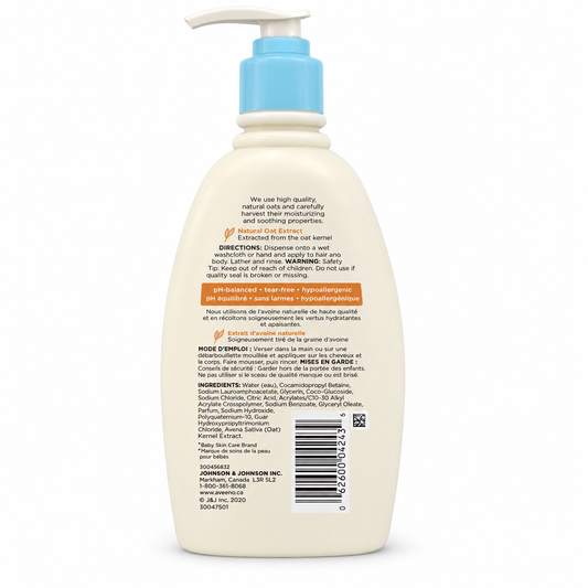 Aveeno Baby Daily Moisture Wash & Shampoo 354ml (Canada)