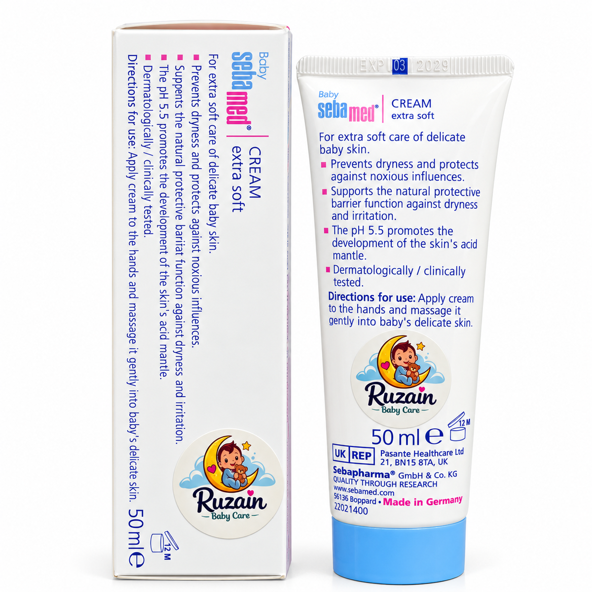 Sebamed Newborn Baby Essential Combo (UK Version)