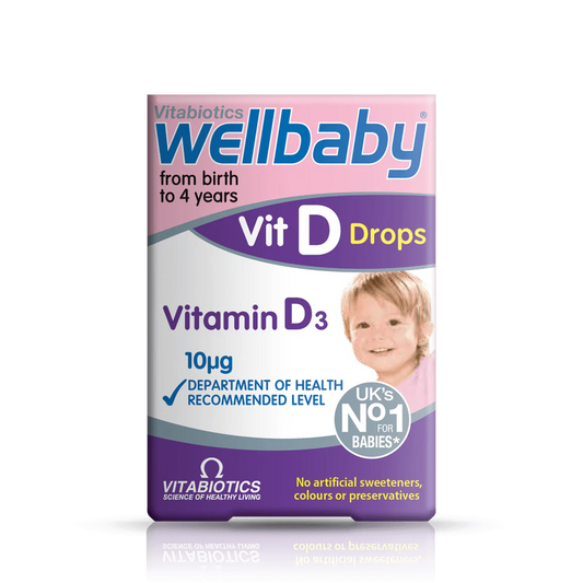 Wellbaby Vit D Drops (0-4 years) 30ml