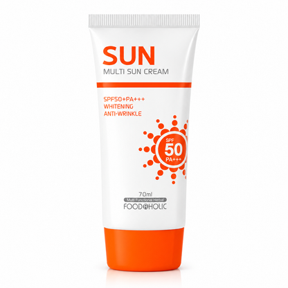 Foodaholic Sun Multi Sun Cream SPF 50+ PA+++ 70ml (Made in Korea)