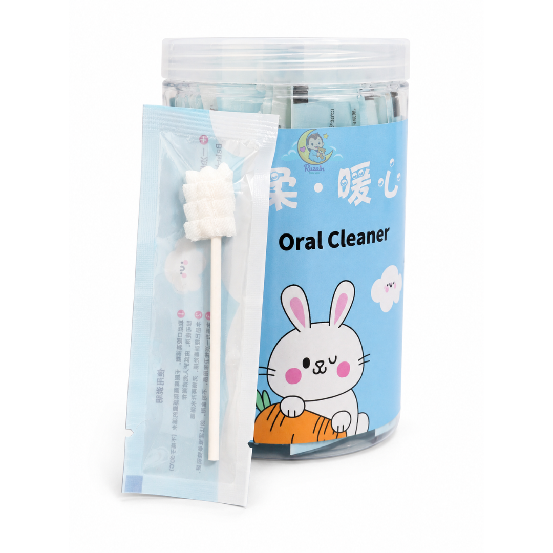 Baby Oral Cleaner Baby Tongue Gauze Toothbrush 30pcs Box