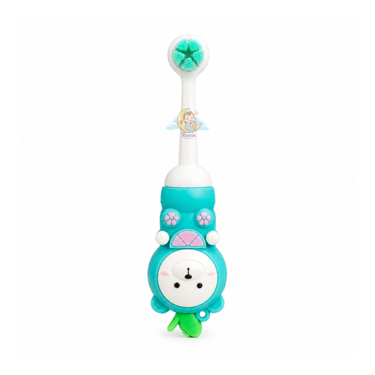 Kids Soft Children's Toothbrush Nano Bristled 0-5 Years (Aqua Blue)