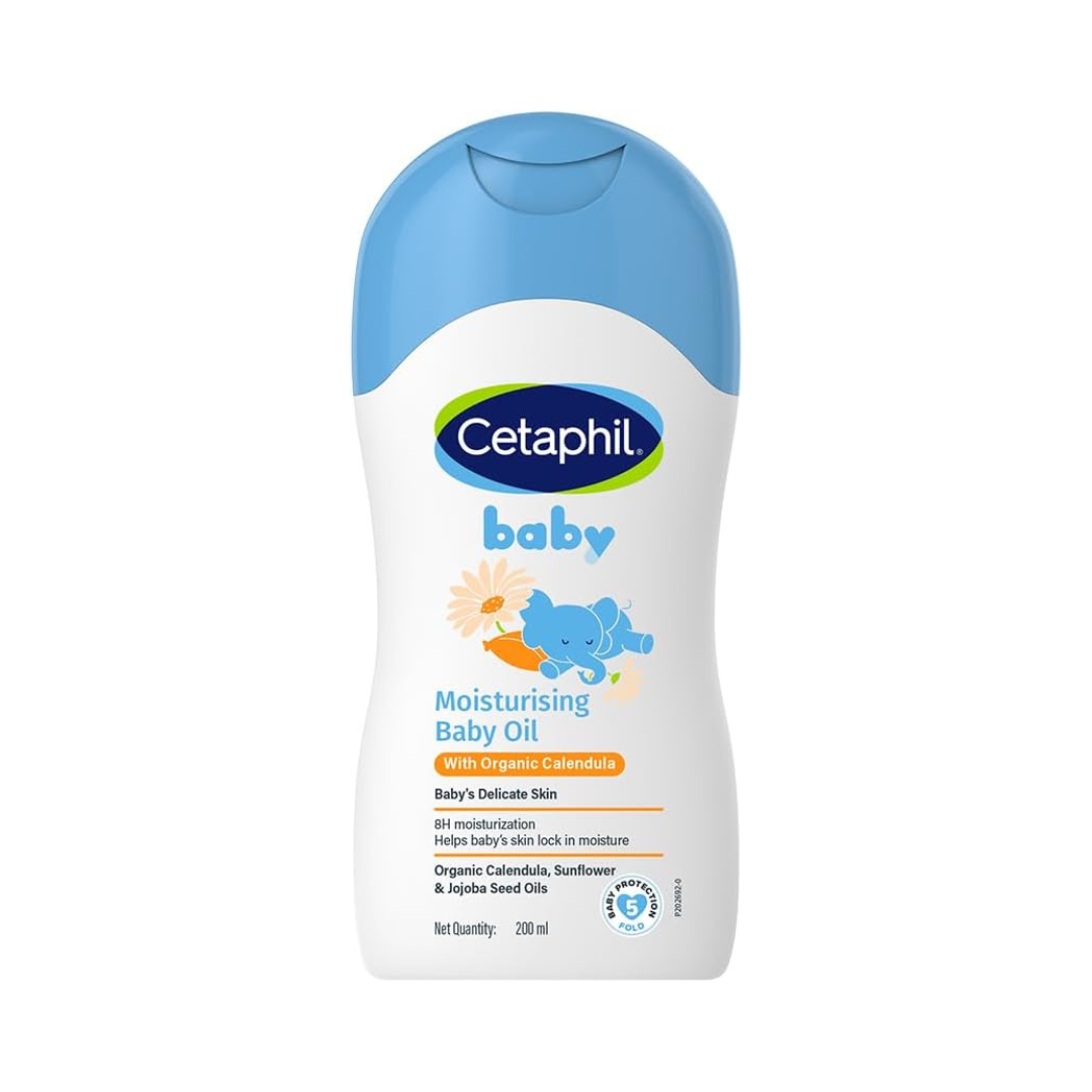 Cetaphil Baby Moisturising Baby Oil with Organic Calendula 200ml