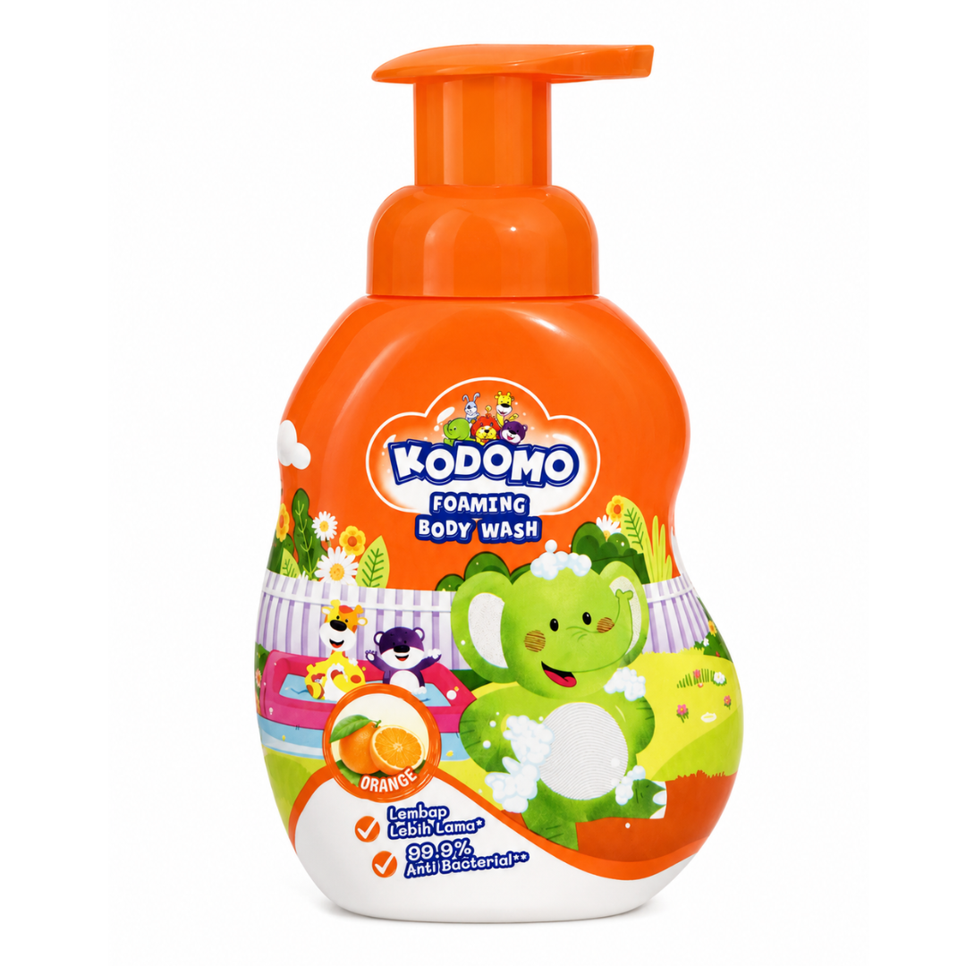 Kodomo Baby Foaming Body Wash (Orange)