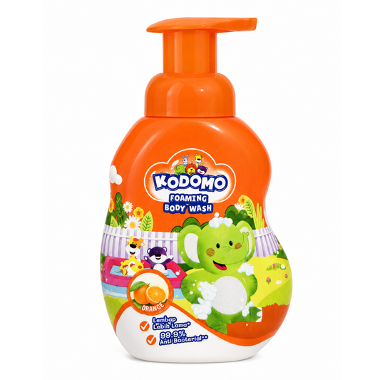 Kodomo Baby Foaming Body Wash 250ml (Orange)