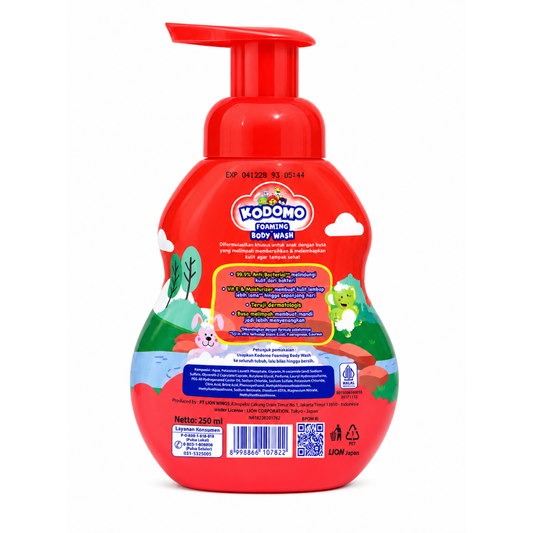 Kodomo Baby Foaming Body Wash 250ml (Strawberry)