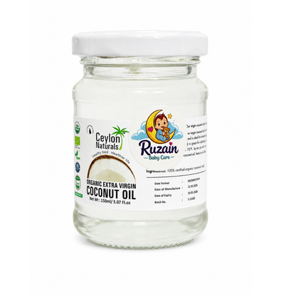 Ceylon Naturals Organic Extra Virgin Coconut Oil 150ml (Sri Lanka)