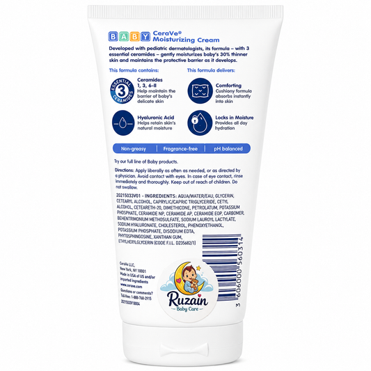CeraVe Baby Moisturizing Cream 142g (USA Version)