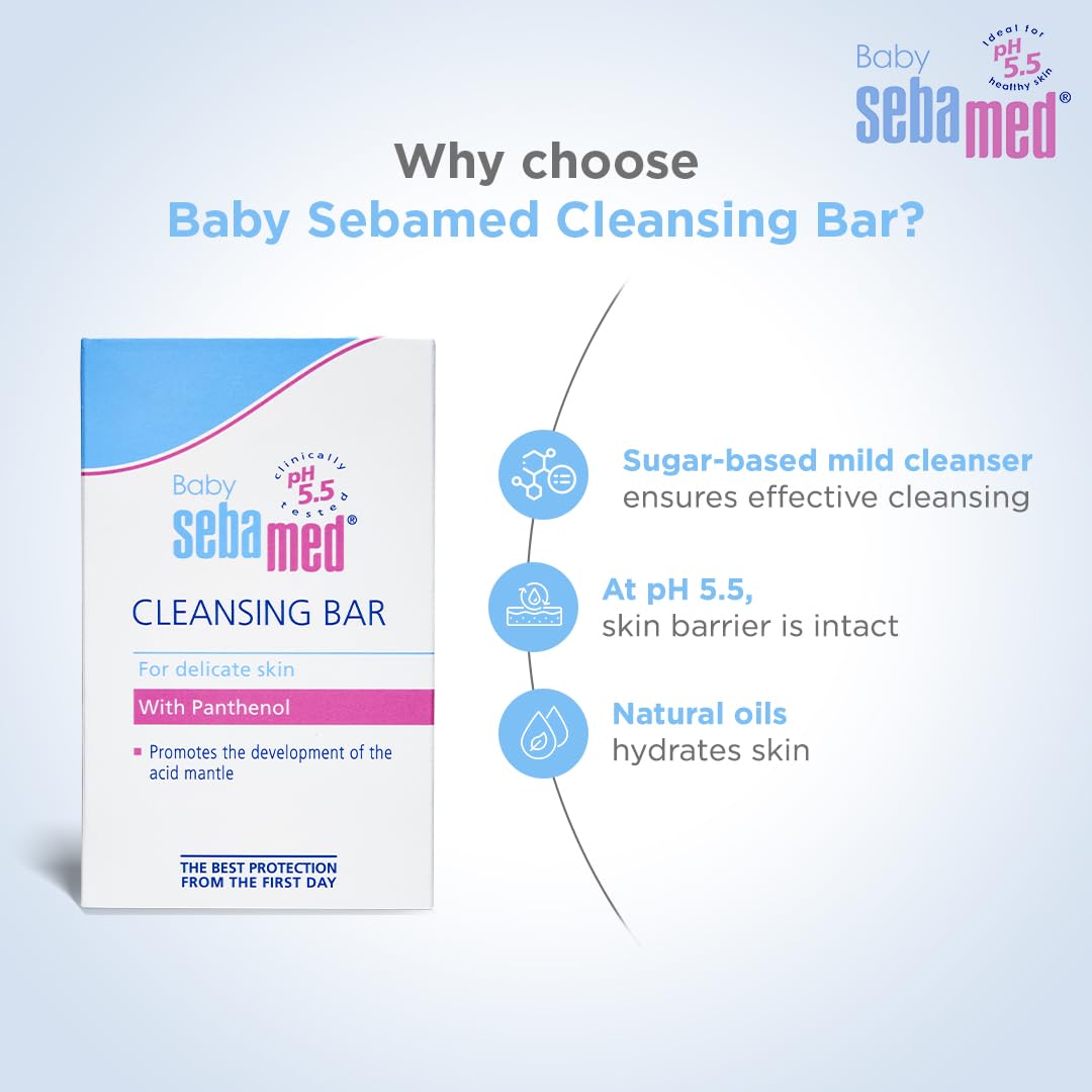 Sebamed Baby Cleansing Bar 100g (Indian Packaging)