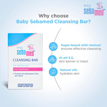 Sebamed Baby Cleansing Bar 100g (Indian Packaging)