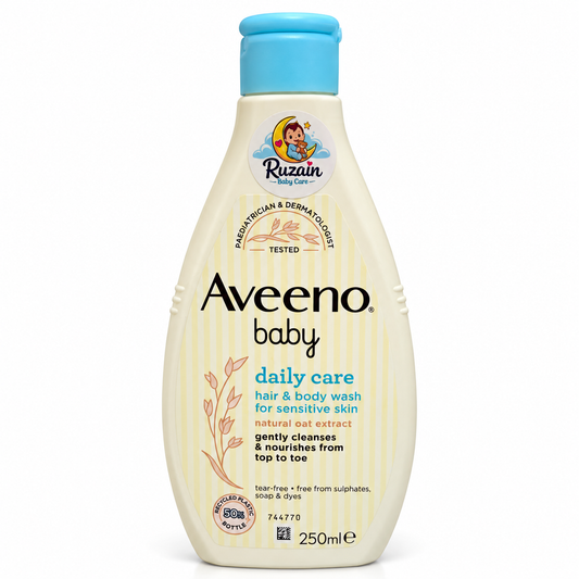 Aveeno Baby Daily Care Hair And Body Wash 250ml (Made In Italy)