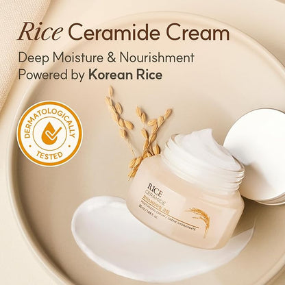 The Face Shop Rice Ceramide Moisturizing Cream 50ml (Made in Korea)