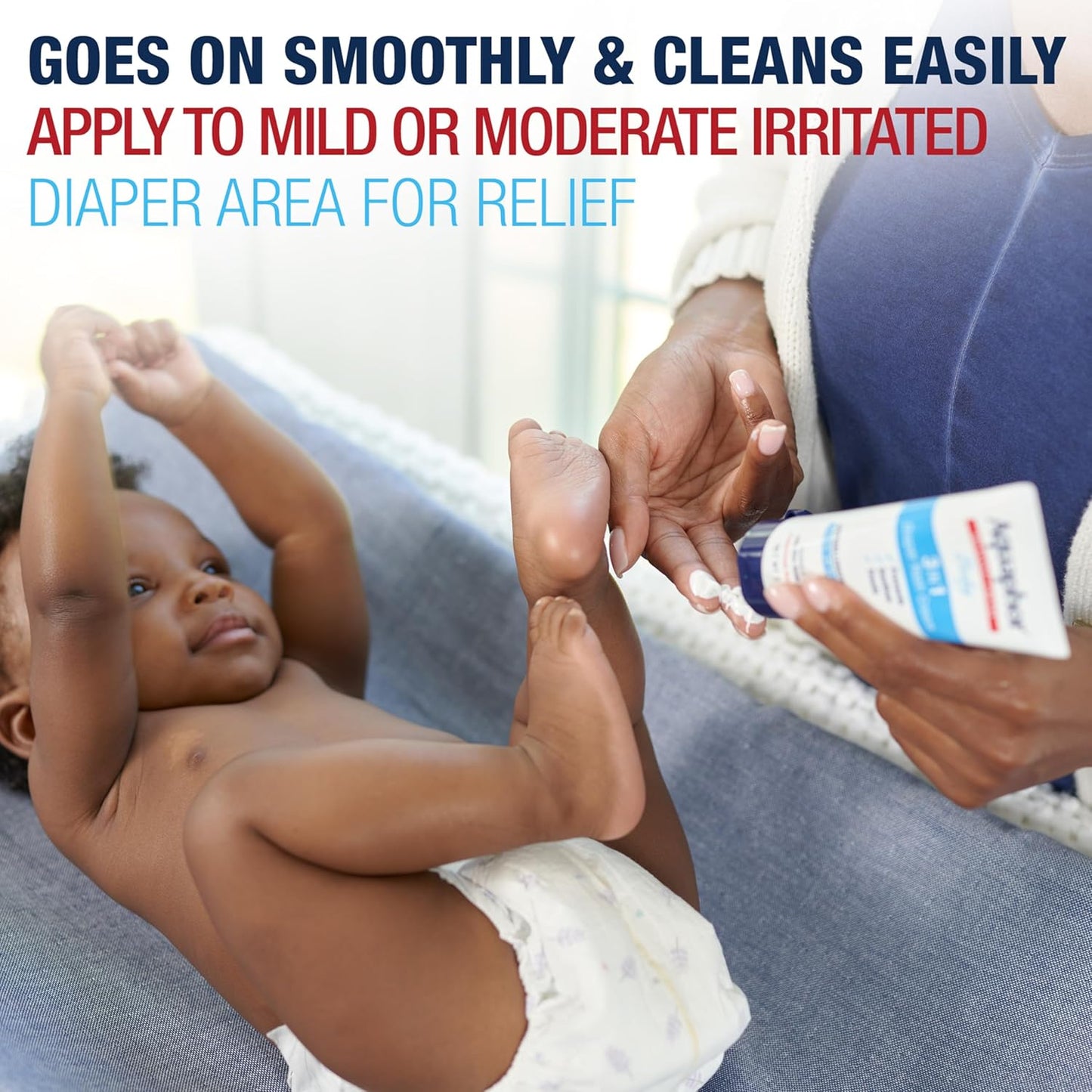 Aquaphor Baby Healing Cream 3-in-1 Diaper Rash Cream (15% Zinc Oxide) 99g