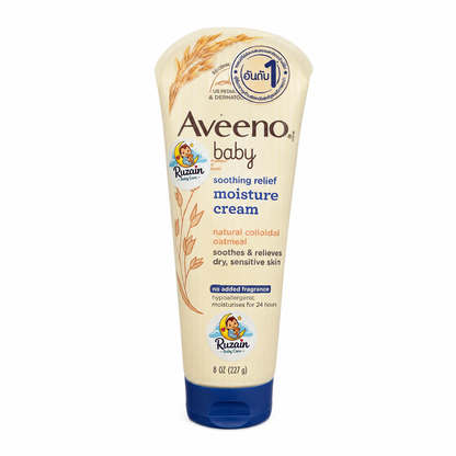 Aveeno Baby Soothing Relief Emollient Cream 227g (Made in Korea)