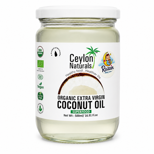 Ceylon Naturals Organic Extra Virgin Coconut Oil 500ml (Sri Lanka)