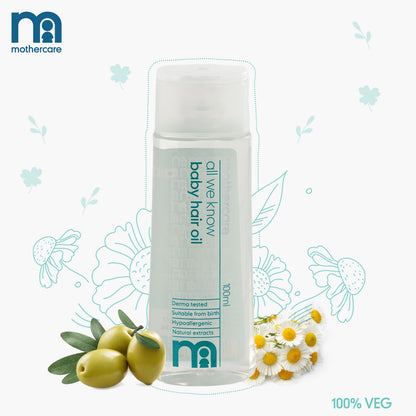Mothercare All We Know Baby Hair Oil 100ml