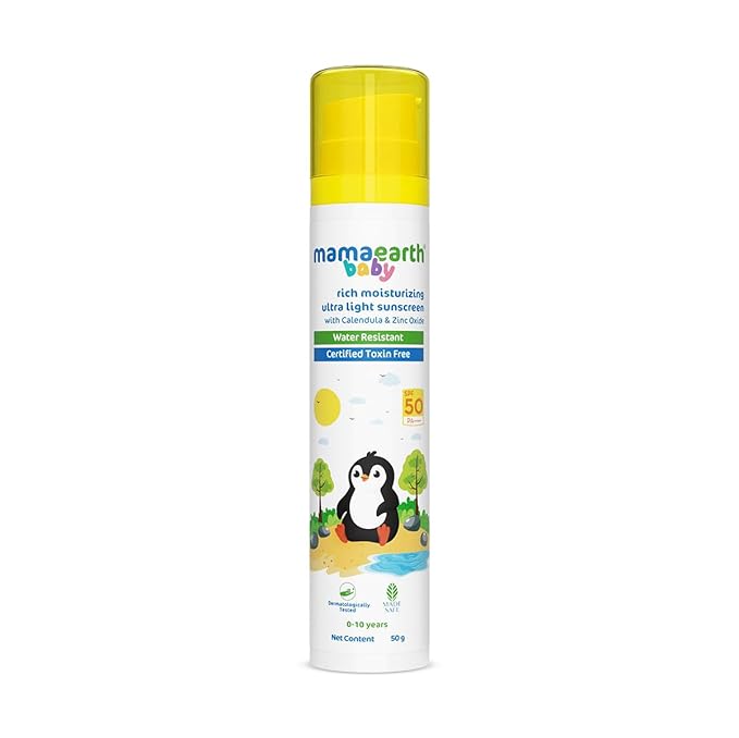 Mamaearth Baby Moisturizing Ultra Light SPF 50 Sunscreen 50gm