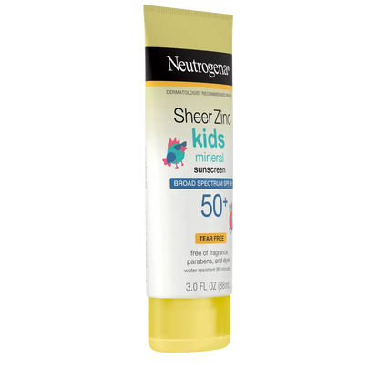 Neutrogena Sheer Zinc Kids Mineral Sunscreen SPF50+ 88ml (USA)