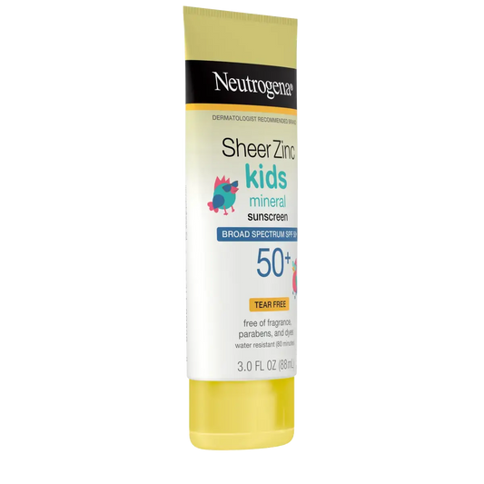 Neutrogena Sheer Zinc Kids Mineral Sunscreen SPF50+ 88ml (USA)