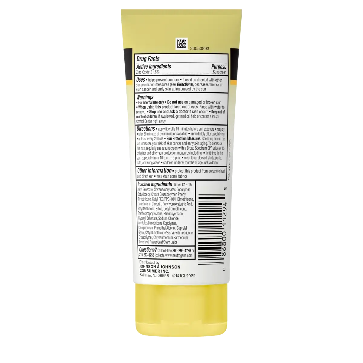 Neutrogena Sheer Zinc Kids Mineral Sunscreen SPF50+ 88ml (USA)