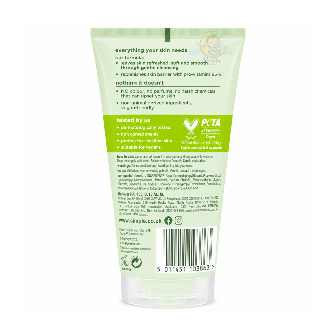 Skin Refreshing Facial Wash with Vitamin B5+E 150ml (UK)