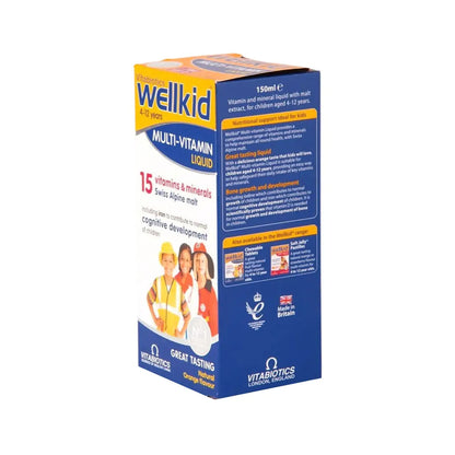 Wellkid multi vitamin liquid (4-12 years) 150ml