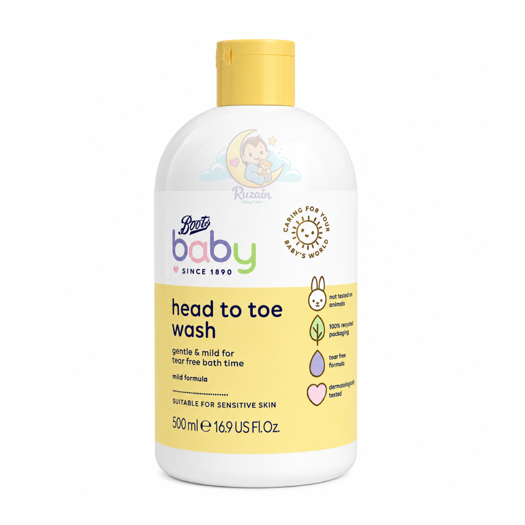 Boots Baby Head to Toe Wash 500ml (UK)