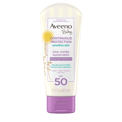 Aveeno Baby Continuous Protection SPF 50 88ml (UK)