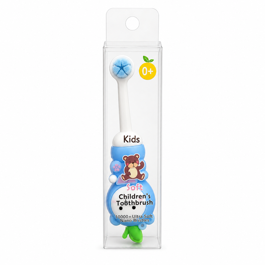Kids Soft Children's Toothbrush Nano Bristled 0-5 Years (Sky)