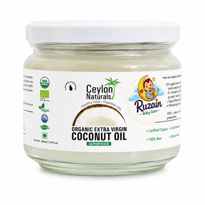 Ceylon Naturals Organic Extra Virgin Coconut Oil 300ml (Sri Lanka)