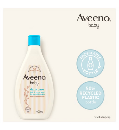 Aveeno Baby Daily Care Baby Hair & Body Wash 400ml