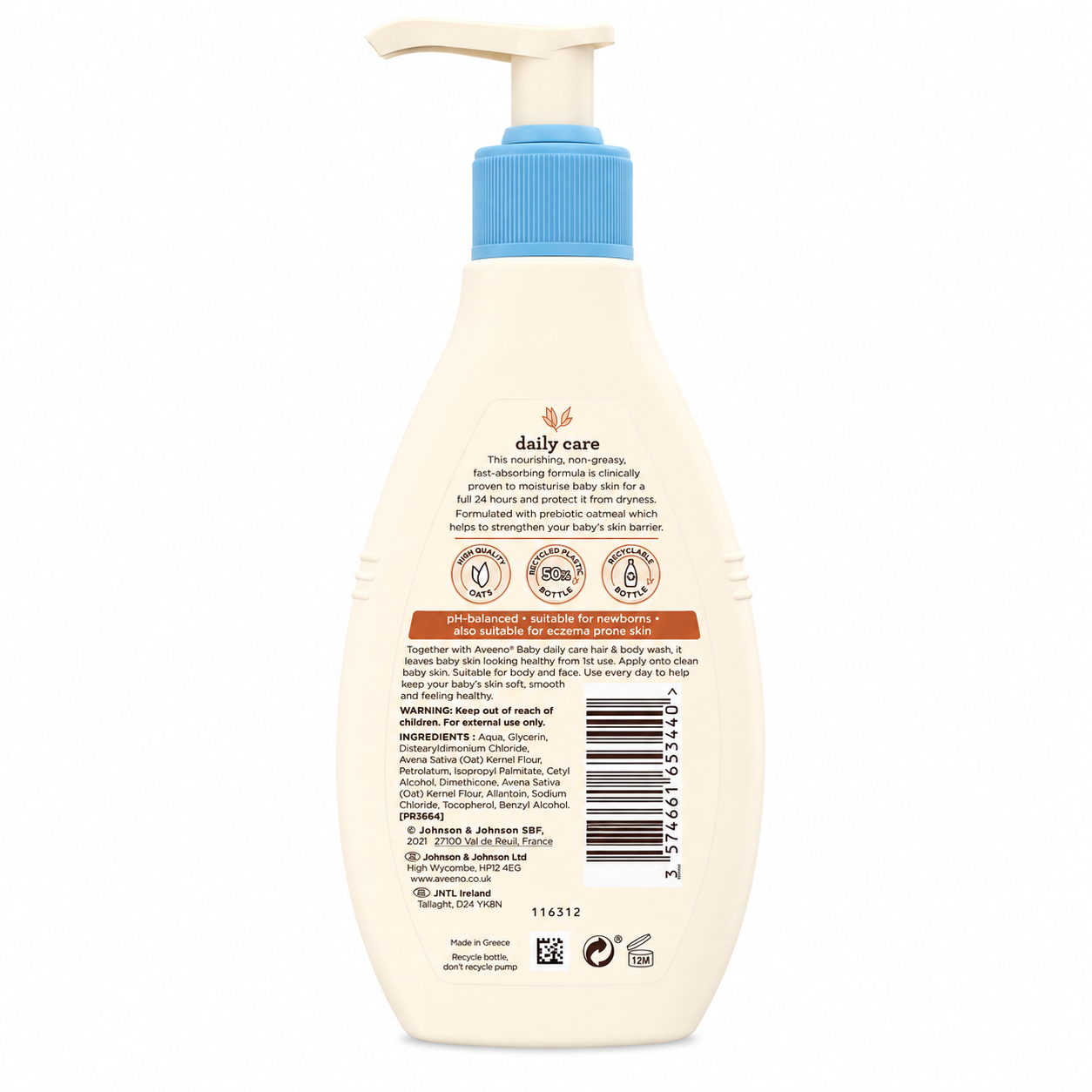 Aveeno Baby Daily Care Baby Moisturising Lotion 250ml