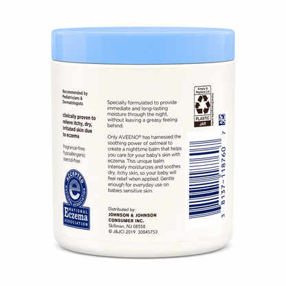 Aveeno Baby Eczema Therapy Nighttime Balm 156gm