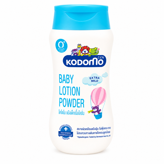 Kodomo Extra Mild Baby Lotion Powder for 0+ Baby 180g (Sky)