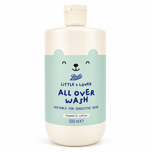 Boots Little + Loved All Over Wash 500ml (UK)