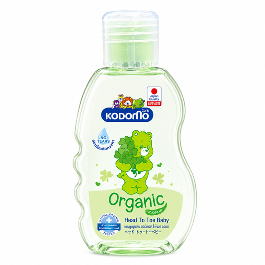 Kodomo Baby Organic Head & Toe 100ml (Green)