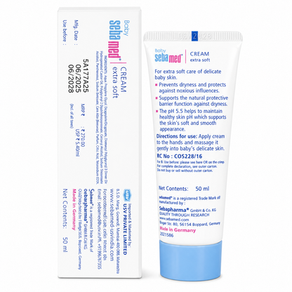 Sebamed Baby Extra Soft Cream 50ml (Indian Packaging)