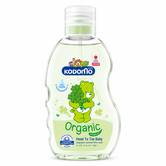 Kodomo Baby Organic Head & Toe 200ml (Green)
