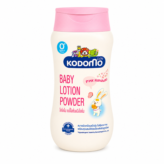 Kodomo Extra Mild Baby Lotion Powder for 0+ Baby 180g (Pink)