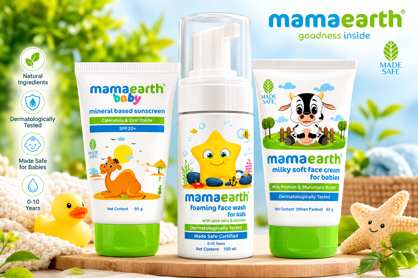 Mamaearth Baby Daily Care Combo