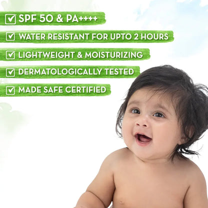 Mamaearth Baby Moisturizing Ultra Light SPF 50 Sunscreen 50gm