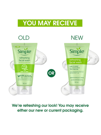 Skin Refreshing Facial Wash with Vitamin B5+E 150ml (UK)