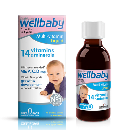Wellbaby Multi Vitamin liquid (6 month - 4 year) 150ml