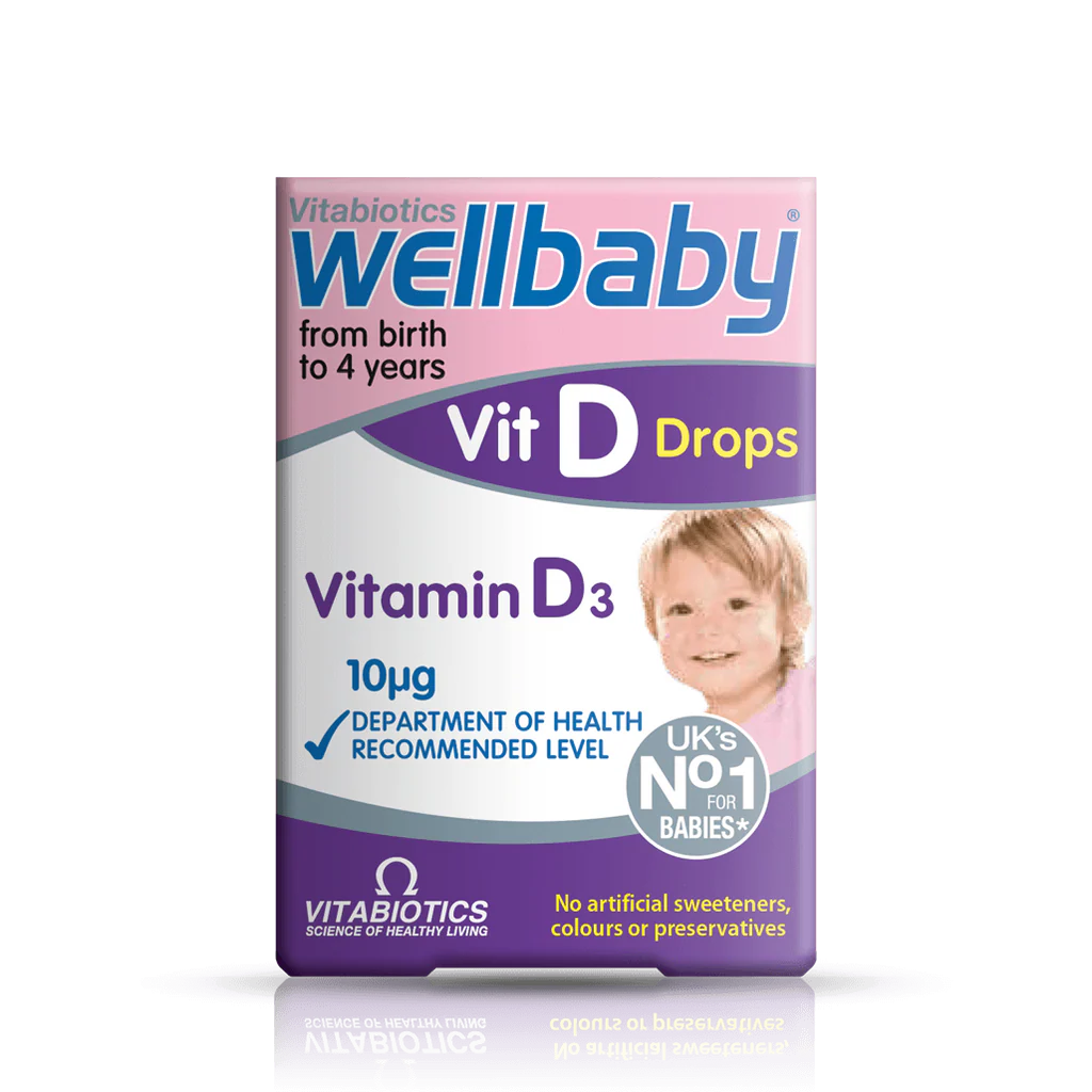 Wellbaby Vit D Drops (0-4 years) 30ml