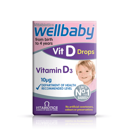 Wellbaby Vit D Drops (0-4 years) 30ml